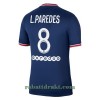 Paris Saint-Germain Leandro Paredes 8 Hjemme 2021-22 - Herre Fotballdrakt